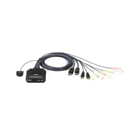 Switch KVM Aten CS22DP-AT 1,2 m de Aten, Commutateur KVM - Réf : M0304214, Prix : 84,53 €, Remise : %