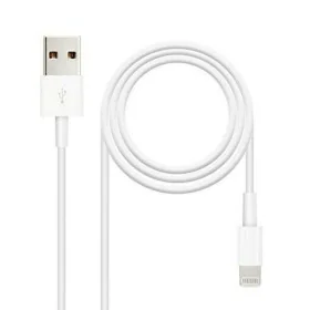 Câble Lightning NANOCABLE 10.10.0401 Blanc de NANOCABLE, Chargeurs et adaptateurs - Réf : M0305626, Prix : 4,15 €, Remise : %