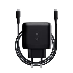 Wall Charger + USB-C Cable Trust 24817 Black 65 W by Trust, Chargers & Adapters - Ref: M0309830, Price: 39,30 €, Discount: %