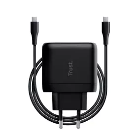 Cargador de Pared + Cable USB-C Trust 24817 Negro 65 W de Trust, Cargadores y adaptadores - Ref: M0309830, Precio: 39,30 €, D...