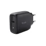 Chargeur mural Trust Maxo Noir 45 W de Trust, Chargeurs et adaptateurs - Réf : M0312535, Prix : 39,30 €, Remise : %