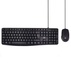 Tastiera e Mouse Ewent EW3006 Nero Qwerty in Spagnolo QWERTY di Ewent, Set tastiera e Mouse - Rif: M0317862, Prezzo: 13,54 €,...