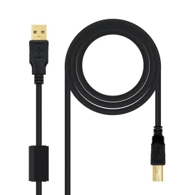 Cavo USB 2.0 A con USB B NANOCABLE 10.01.1202 Nero 2 m di NANOCABLE, Cavi USB - Rif: M0324808, Prezzo: 3,35 €, Sconto: %