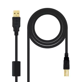 Cabo USB 2.0 A para USB B NANOCABLE 10.01.1202 Preto 2 m de NANOCABLE, Cabos USB - Ref: M0324808, Preço: 3,99 €, Desconto: %