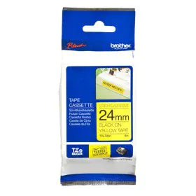 Cartucho de Tinta Original Brother TZeS651 Amarillo Negro/Amarillo de Brother, Etiquetas adhesivas y pegatinas - Ref: M050282...