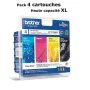 Cartuccia ad Inchiostro Originale Brother LC-1100HYVALBP Nero/Ciano/Magenta/Giallo di Brother, Toner e inchiostro per stampan...