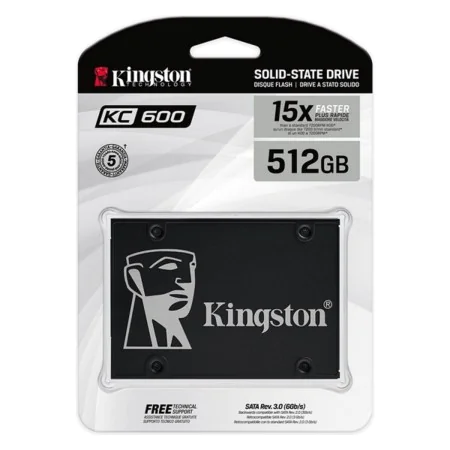 Disco Duro Kingston KC600 2.5" SSD 1 TB SSD de Kingston, Discos duros sólidos - Ref: S0227350, Precio: 112,32 €, Descuento: %