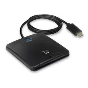 Lector de Tarjetas Inteligentes Ewent EW1055 USB C 1 m DNIe Negro de Ewent, Lectores de tarjetas de memoria externos - Ref: S...