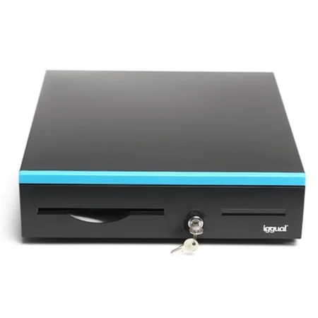 Cash Register Drawer iggual IRON-30B Black Black/Blue by iggual, Cash & Check Boxes - Ref: S0234860, Price: 43,39 €, Discount: %