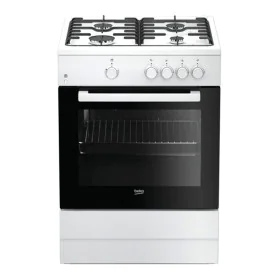 Gas Cooker BEKO FSG62000DWL Black/White by BEKO, Cookers - Ref: S0408092, Price: 323,28 €, Discount: %