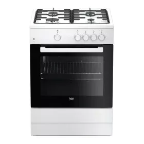 Cocina de Gas BEKO FSG62000DWL Negro/Blanco de BEKO, Cocinas - Ref: S0408092, Precio: 323,28 €, Descuento: %