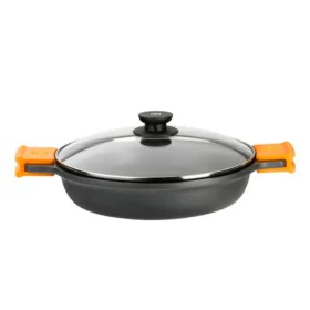 Casserole with glass lid BRA A270540 (40 cm) Aluminium by BRA, Casserole pans - Ref: S0412734, Price: 84,37 €, Discount: %