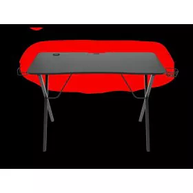 Table Gaming Genesis NDS-1606 Noir Acier Bois MDF de Genesis, Bureaux et tables d'ordinateurs - Réf : S0441321, Prix : 100,25...