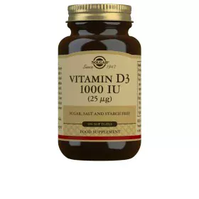 Vitamina D3 (Aceite de Hígado de Pescado y Colecalciferol) Solgar 1000 iu (100 Cápsulas) de Solgar, Colágeno - Ref: S05101695...