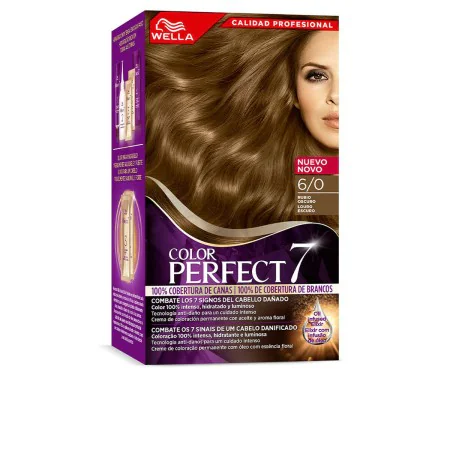 Permanent Dye Wella Color Perfect 7 Nº 6/0 Grey Hair Dark Blonde 60 ml by Wella, Permanent Colour - Ref: S05103960, Price: 9,...