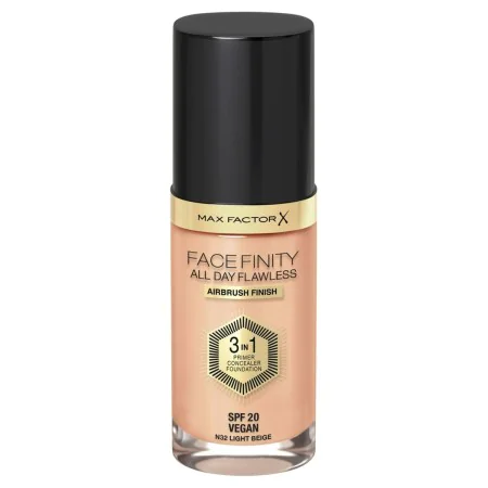 Crème Make-up Base Max Factor Facefinity 3-in-1 Spf 20 Nº 32-light beige 30 ml by Max Factor, Foundations - Ref: S05112571, P...