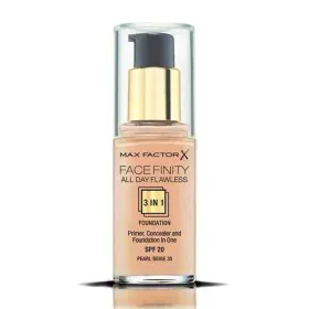 Base de Maquilhagem Cremosa Max Factor Facefinity 3 em 1 Spf 20 Nº 35-pearl beige 30 ml de Max Factor, Bases - Ref: S05112575...