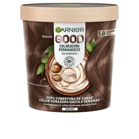 Teinture permanente Garnier Good Café Marron Nº 5.0 (1 Unités) de Garnier, Coloration permanente - Réf : S05115915, Prix : 13...