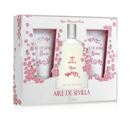 Conjunto de Perfume Mulher Aire Sevilla Rosas 3 Peças de Aire Sevilla, Conjuntos - Ref: S05118212, Preço: 16,92 €, Desconto: %