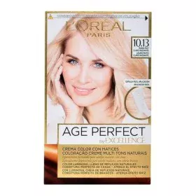 Tinta Permanente Antienvelhecimento Excellence Age Perfect L'Oreal Make Up Excellence Age Perfect Nº 9.0-rubio muy claro (1 U...