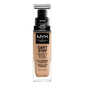 Liquid Make Up Base Can't Stop Won't Stop NYX 800897157241 (30 ml) (30 ml) by NYX, Foundations - Ref: S0573931, Price: 17,73 ...