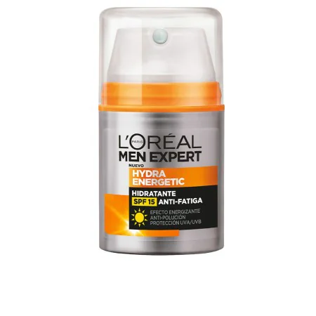 Trattamento Giorno Defaticante L'Oreal Make Up Men Expert Hydra Energetic Spf 15 50 ml di L'Oreal Make Up, Idratanti - Rif: S...