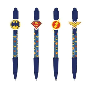 Pen Justice League Blue by Justice League, Stick Ballpoint Pens - Ref: S0740186, Price: 6,70 €, Discount: %