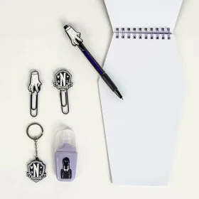 Set de Papelaria Wednesday Roxo de Wednesday, Conjuntos de material escolar - Ref: S0741230, Preço: 8,97 €, Desconto: %