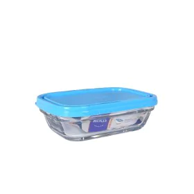 Boîte à repas rectangulaire avec couvercle Duralex Freshbox Bleu 400 ml de Duralex, Stockage des aliments - Réf : S2213994, P...