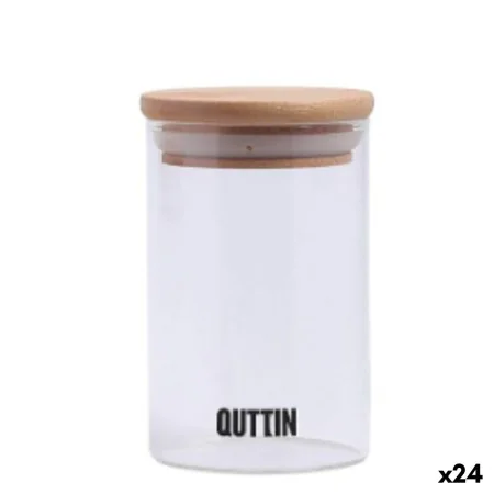 Bocal en Verre Transparent Quttin 6,5 x 11 cm Silicone 250 ml (24 Unités) de Quttin, Stockage des aliments - Réf : S2230512, ...