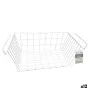 Cesta para Estante de Cocina Confortime Blanco 43 x 24,4 x 18,5 cm (12 Unidades) de Confortime, Estantes y soportes - Ref: S2...