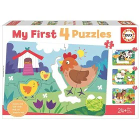 Puzzle Educa My First Puzzles 8 Pezzi (8 + 7 + 6 +5 pcs) di Educa, Puzzle classici - Rif: S2414869, Prezzo: 8,99 €, Sconto: %