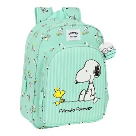 Mochila Escolar Snoopy Friends forever Menta (26 x 34 x 11 cm) de Snoopy, Mochilas infantis - Ref: S2426116, Preço: 24,01 €, ...