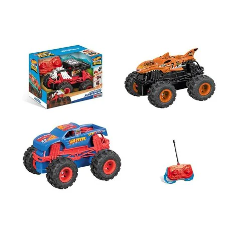 Voiture Télécommandée Hot Wheels mini Monster Truck 1:28 14,5 x 9,2 x 9 cm de Hot Wheels, Voitures et Camions - Réf : S243685...