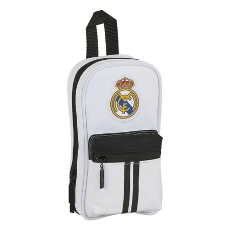 Astuccio Zaino Real Madrid C.F. 20/21 Bianco Nero 12 x 23 x 5 cm di Real Madrid C.F., Porta penne - Rif: S2437383, Prezzo: 20...