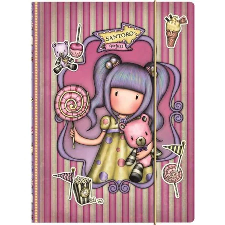 Agenda Gorjuss Fairground First Prize Lilla A4 24,8 x 9 x 33,4 cm di Gorjuss, Blocchi appunti e taccuini - Rif: S2438522, Pre...