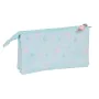 Trousse Fourre-Tout Triple Moos Garden Turquoise 22 x 12 x 3 cm de Moos, Trousses - Réf : S2438662, Prix : 10,26 €, Remise : %