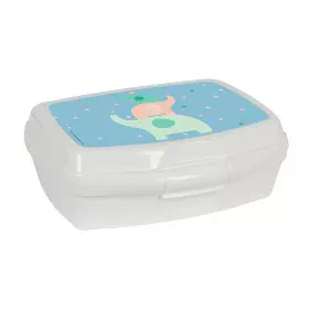 Fiambrera para Sandwich Safta Elefantes Menta Poliuretano 17 x 6 x 14 cm de Safta, Almacenamiento de alimentos - Ref: S243993...