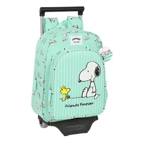 Mochila Escolar con Ruedas Snoopy Friends forever 26 x 34 x 11 cm Multicolor de Snoopy, Mochilas infantiles - Ref: S2449886, ...