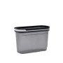 Barattolo Quid City Con coperchio Dispenser 1,2 L Grigio Plastica (12 Unità) di Quid, Conservazione di alimenti - Rif: S27106...