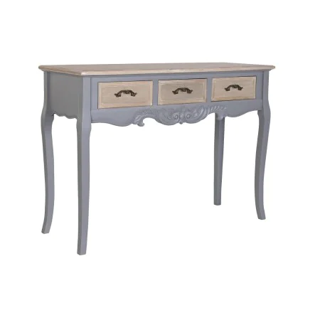 Console DKD Home Decor Grey Natural Paolownia wood MDF Wood 109.5 x 39 x 78.5 cm 109,5 x 39 x 78,5 cm by DKD Home Decor, Tabl...