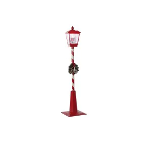 Postes de iluminação DKD Home Decor Branco Vermelho Metal 30 x 30 x 180 cm de DKD Home Decor, Postes de iluminação - Ref: S30...