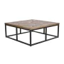 Mesa de Centro Home ESPRIT Madeira Metal 120 x 120 x 45 cm de Home ESPRIT, Jogos de móveis - Ref: S3054316, Preço: 614,55 €, ...