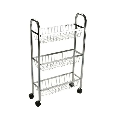 Kitchen Trolley Versa Metal (16 x 76,5 x 47 cm) (16 x 76 x 47 cm) by Versa, Shelves and supports - Ref: S3400296, Price: 70,9...