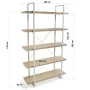 Scaffale Versa Legno (33 x 179 x 100 cm) di Versa, Armadi e mensole - Rif: S3402455, Prezzo: 175,86 €, Sconto: %