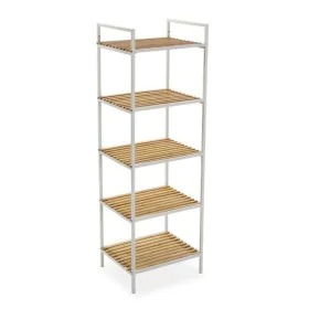 Bathroom Shelves Versa Metal PVC Bamboo (32,5 x 120 x 39 cm) by Versa, Bathroom Shelves - Ref: S3404566, Price: 79,94 €, Disc...