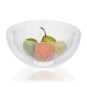 Obstschale Versa Weiß Stahl Eisen (15 cm) von Versa, Schalen und Schüsseln - Ref: S3407261, Preis: 16,95 €, Rabatt: %