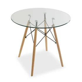 Side table Versa Crystal Metal (80 x 73 x 80 cm) by Versa, Tables - Ref: S3407452, Price: 113,95 €, Discount: %