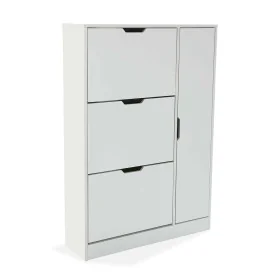 Sapateira Versa Branco Melamina Madeira MDF (23,5 x 117 x 80 cm) de Versa, Sapateiras - Ref: S3407769, Preço: 131,91 €, Desco...