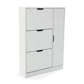 Shoe Rack Versa White Melamin MDF Wood (23,5 x 117 x 80 cm) by Versa, Shoe organisers - Ref: S3407769, Price: 131,91 €, Disco...